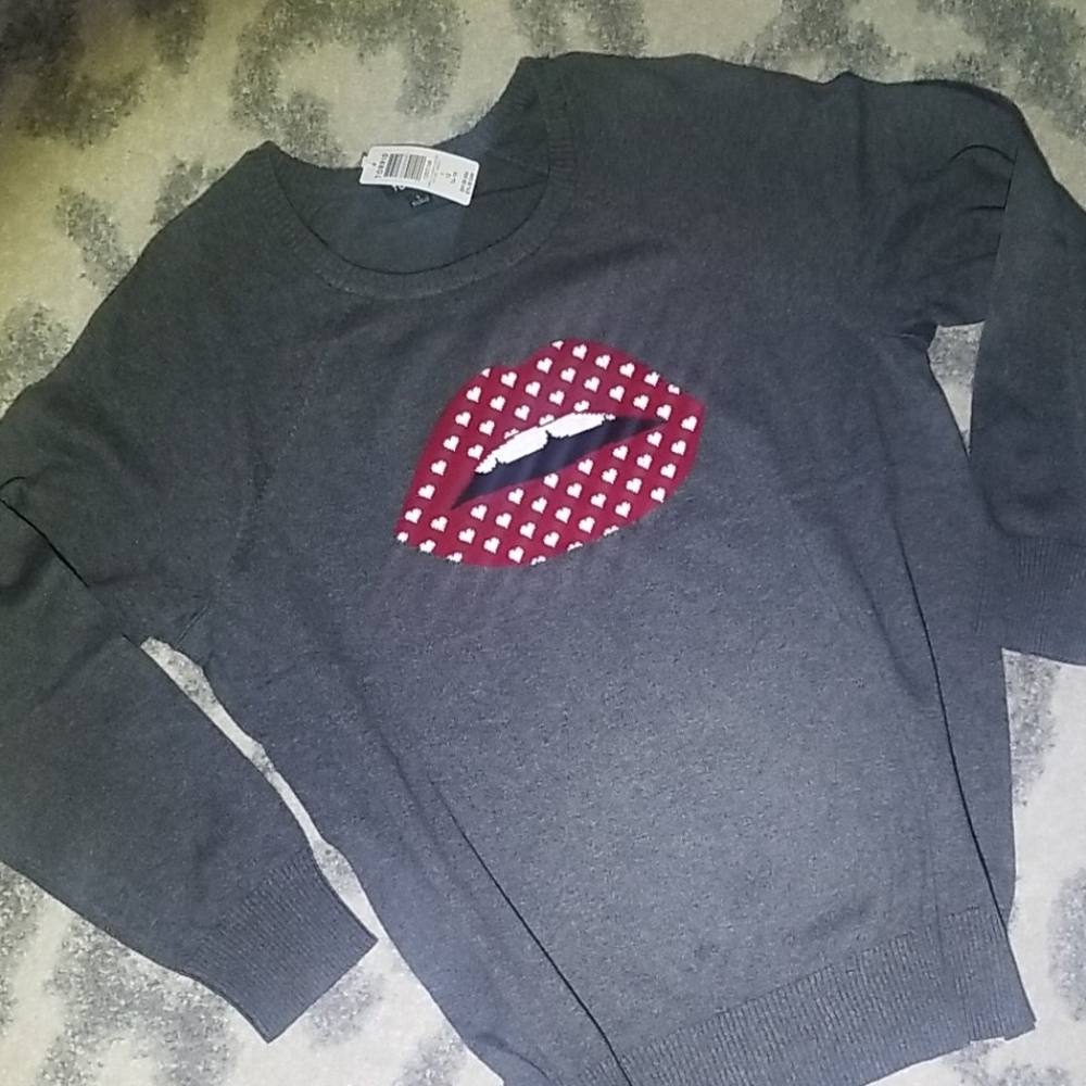**FINAL NWT Gray, Torrid sweater/top